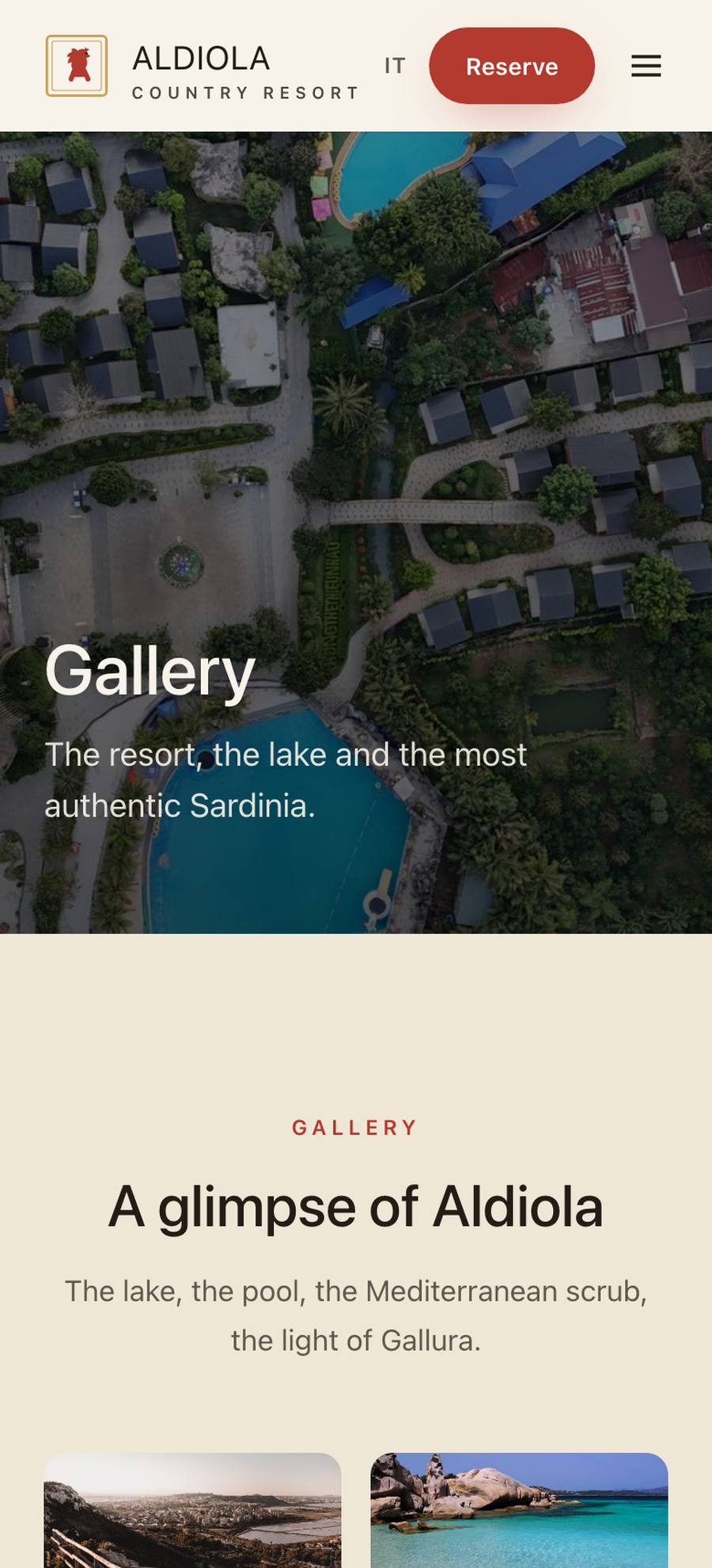 Aldiola Country Resort — Gallery (mobile), rebuilt